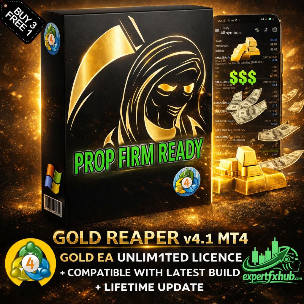 v4.1 Gold Reaper EA Metatrader 4 Expert Advisor, free lifetime update, EA Robot mt4, bot untuk tradi