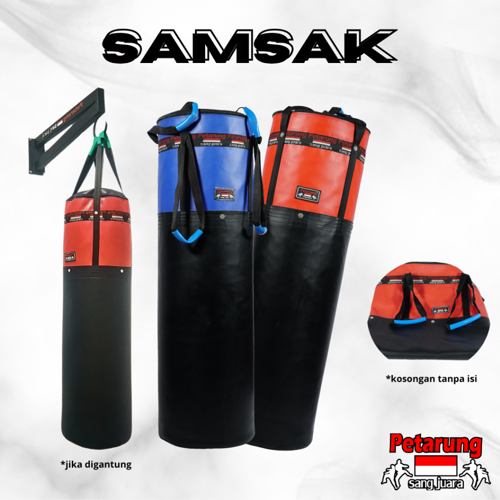 Samsak Gantung KOSONGAN / TANPA ISI samsak tinju karate boxing mma pencak silat 100% original