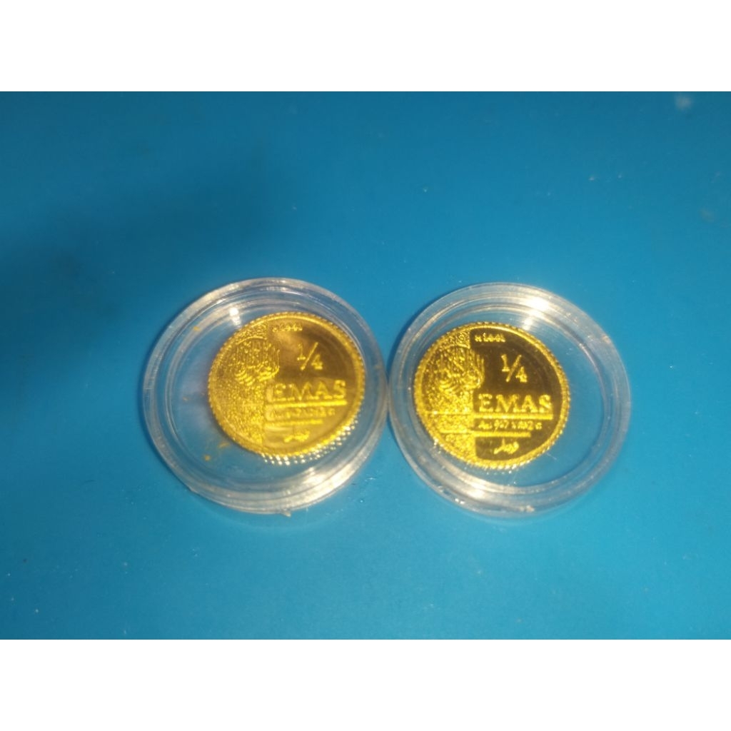 Dinar Emas 1/4 Wakala Amir Zaim Saidi