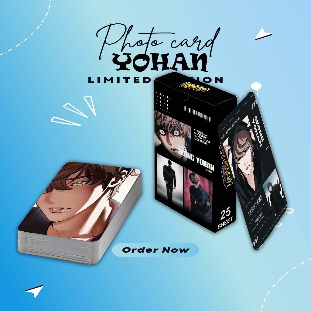PHOTOCARD SET YOHAN LOOKISM PREMIUM 25 SHEET