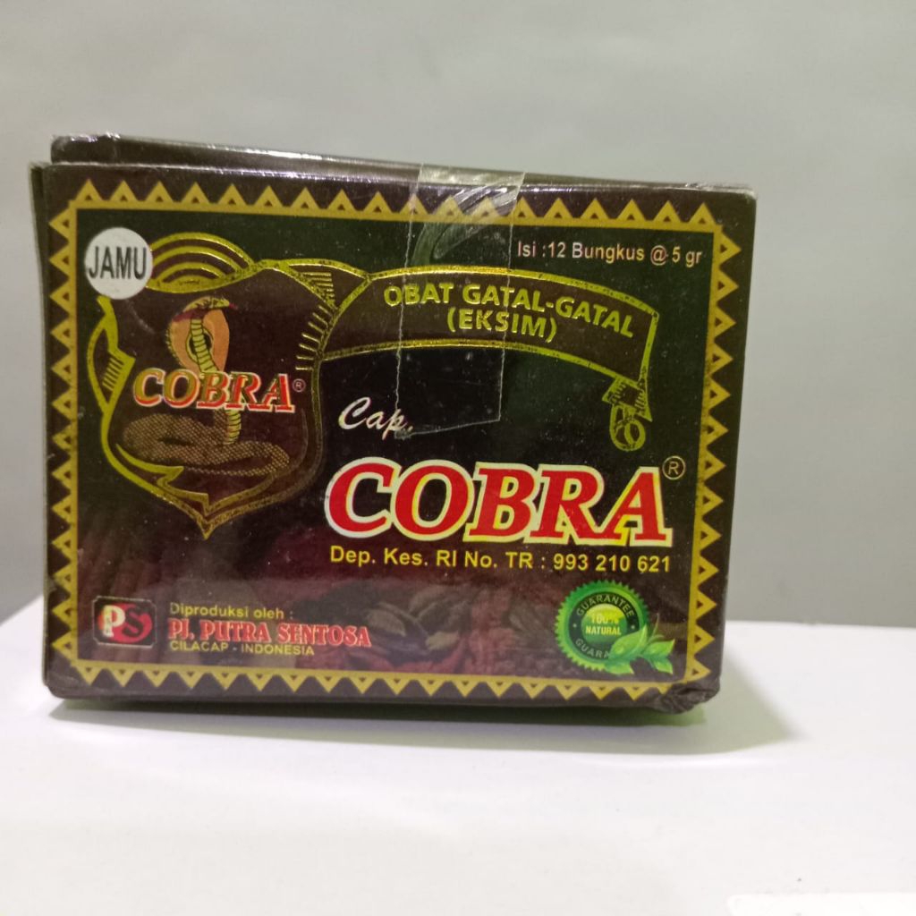 JAMU SERBUK CAP COBRA GATAL GATAL EKSIM