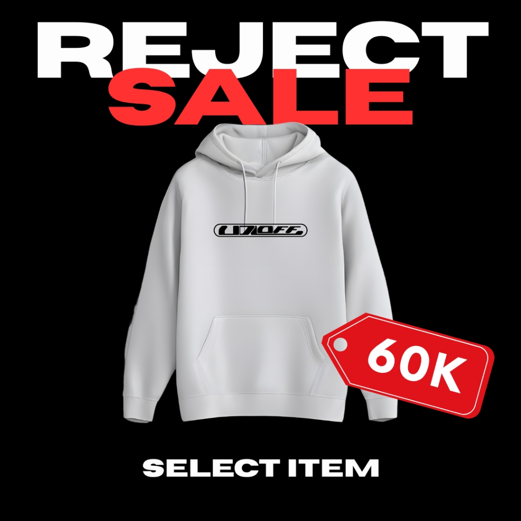 Reject Sale Udloff Hoodie Boxy Free Sticker
