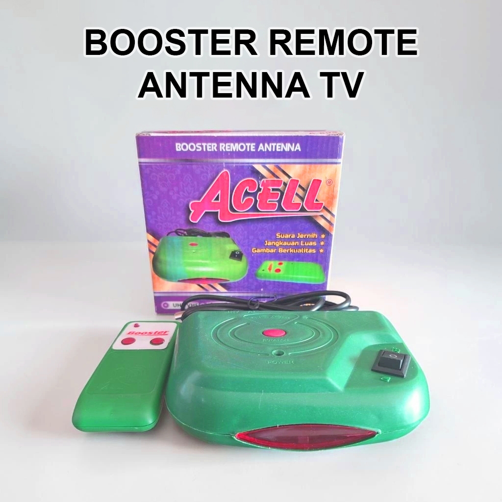 CUCI GUDANG Booster Antena TV / Penguat Sinyal TV Analog & Digital Acell - Booster Atas dan Bawah