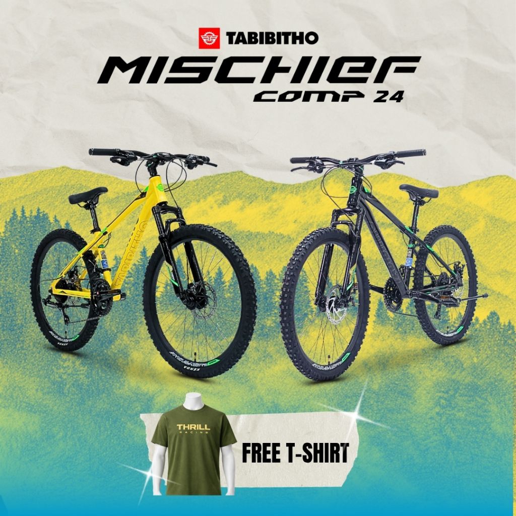 SEPEDA GUNUNG 24 MTB TABIBITHO MISCHIEF COMP - FRAME ALLOY