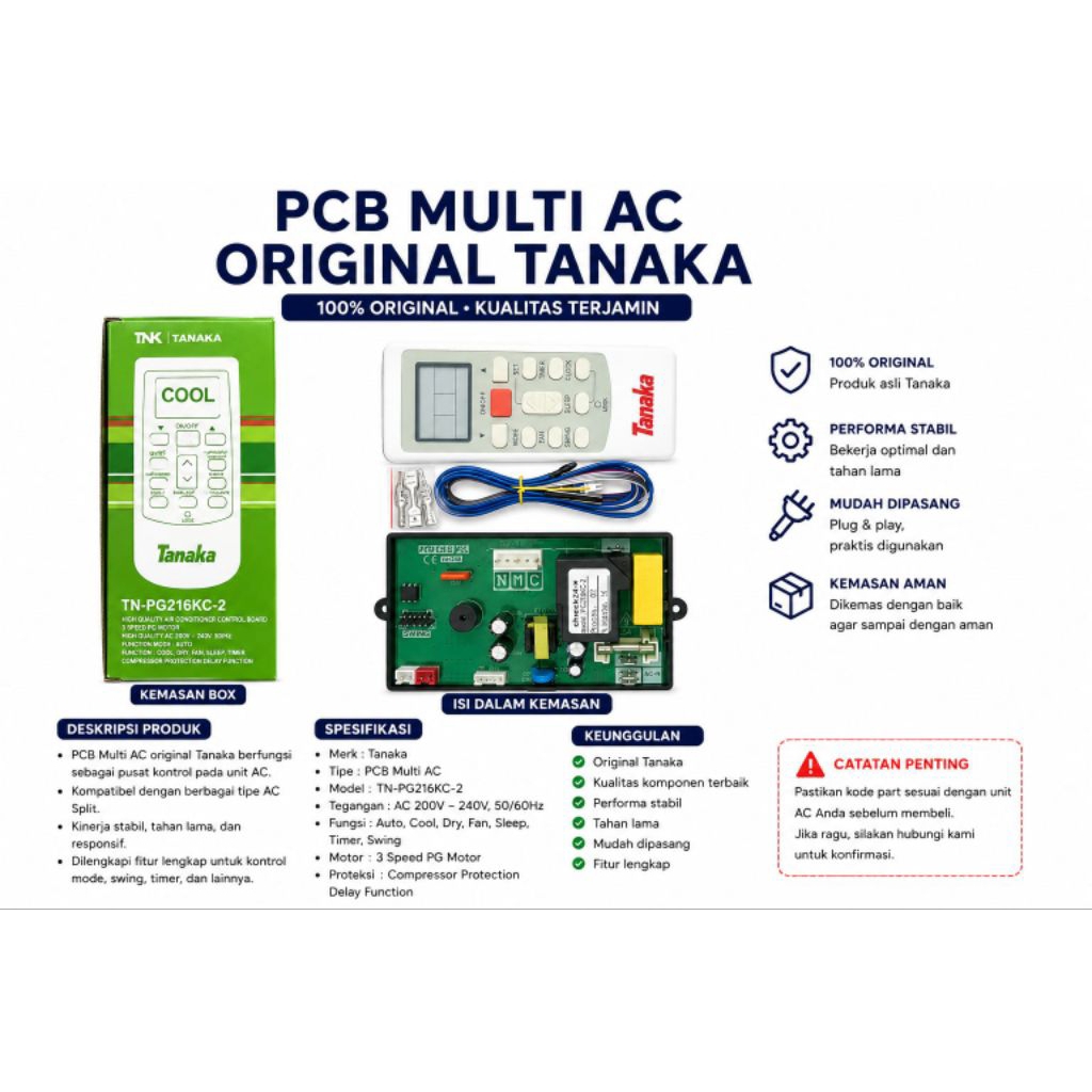 PCB AC MULTI TANAKA ORIGINAL
