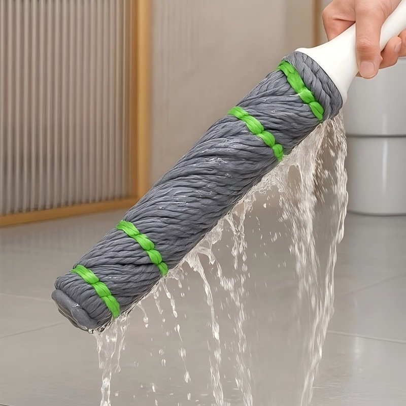 Twist Mop Pel Lantai Otomatis Peras Tanpa Tangan - Alat Pel Putar Mikrofiber