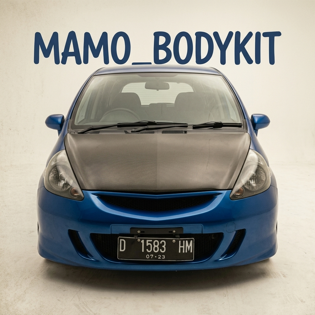 Bodykit Bumper Depan Dan Samping Jazz Gd3 04-08 Vtech Mmc