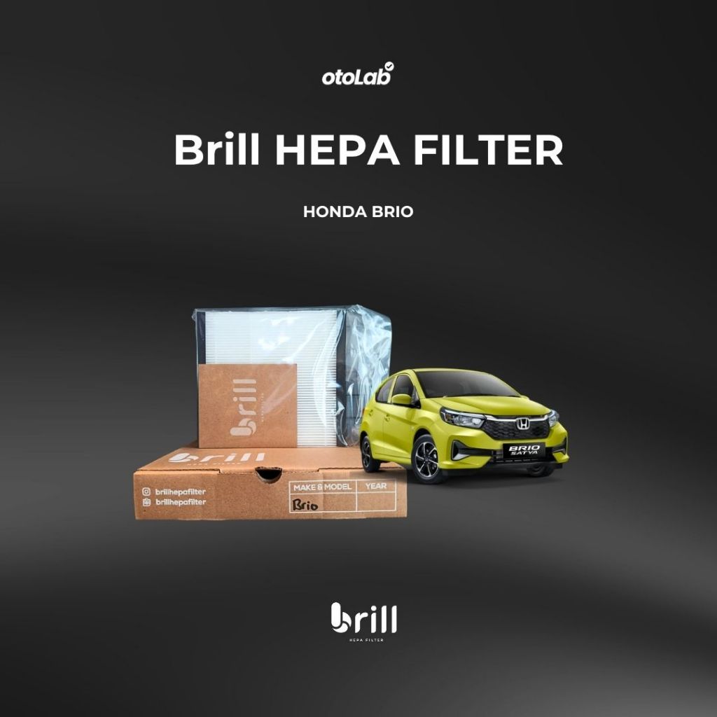 Brill HEPA Filter - HONDA BRIO - Filter Kabin Mobil/Filter AC Mobil/Car Cabin Filter/HEPA Filter Mob