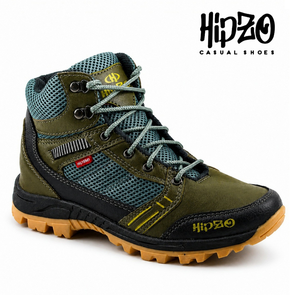 HOT PRODUCT SEPATU HIKING PRIA OUTDOOR ANTI LICIN GRIP KUAT NYAMAN DIPAKAI LAMA TIDAK BIKIN KAKI