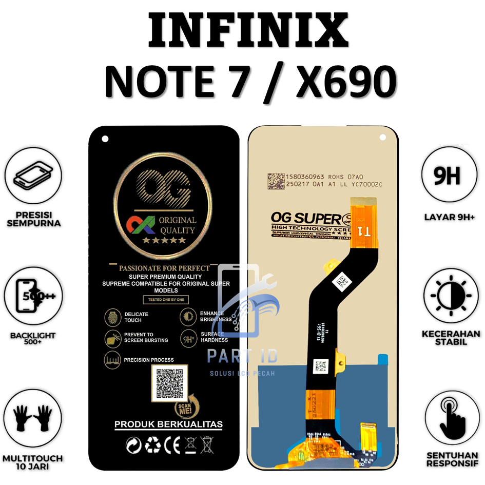 LCD TOUCHSCREEN INFINIX NOTE 7 / X690 ORIGINAL