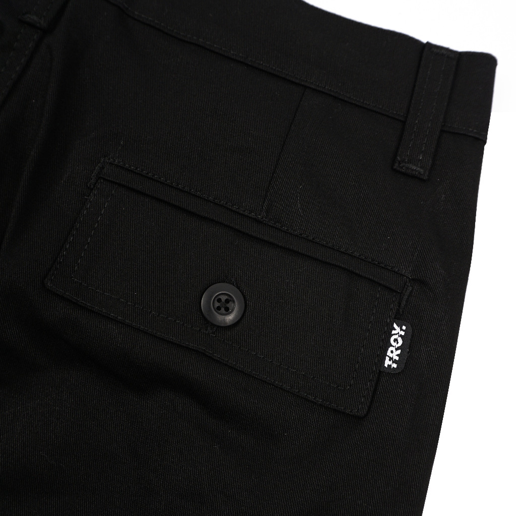 Troy Company Long Cargo Nortix Black - Celana Panjang Kargo Hitam CCTL 3620