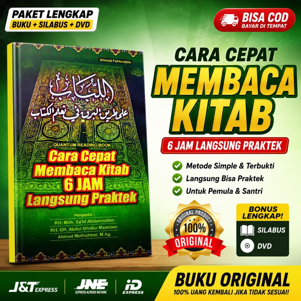 Buku Cara Cepat Membaca Kitab 6 Jam Langsung Praktek Nahwu Sharaf Al Lubab Original | Belajar Membac