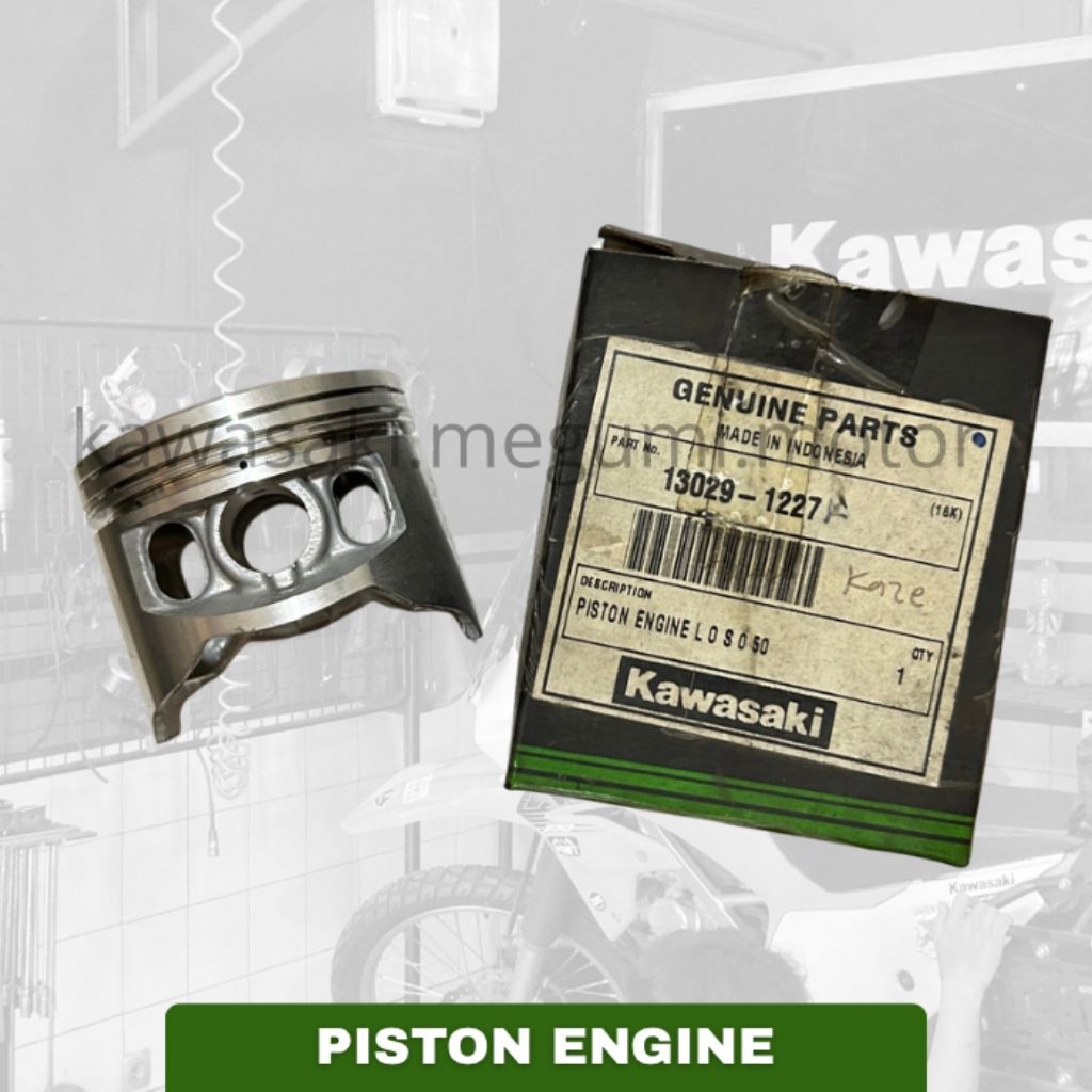 Piston Seher | Piston Engine OS 0.50 Kaze - Sparepart Original Kawasaki (13029-1227)