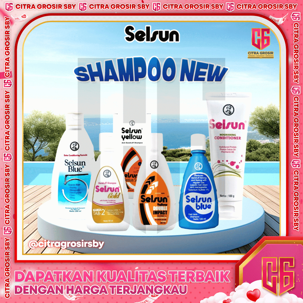 Selsun Shampo & Conditioner All Varian || Shampoo Anti Ketombe || Shampoo Anti-Dandruff || Yellow Do