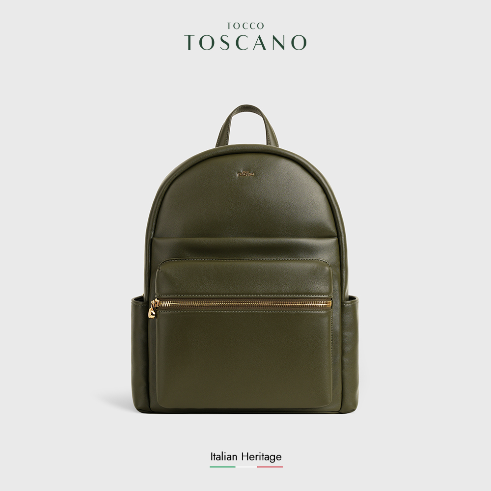 Tocco Toscano Bianca Backpack - Tas Ransel (Olive)