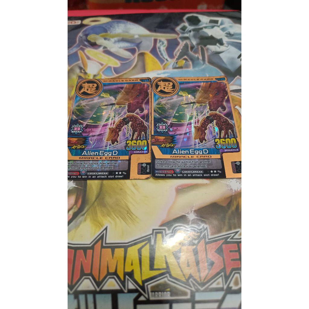 (STOK TERBATAS) KARTU ANIMAL KAISER MIRACLE CARD.