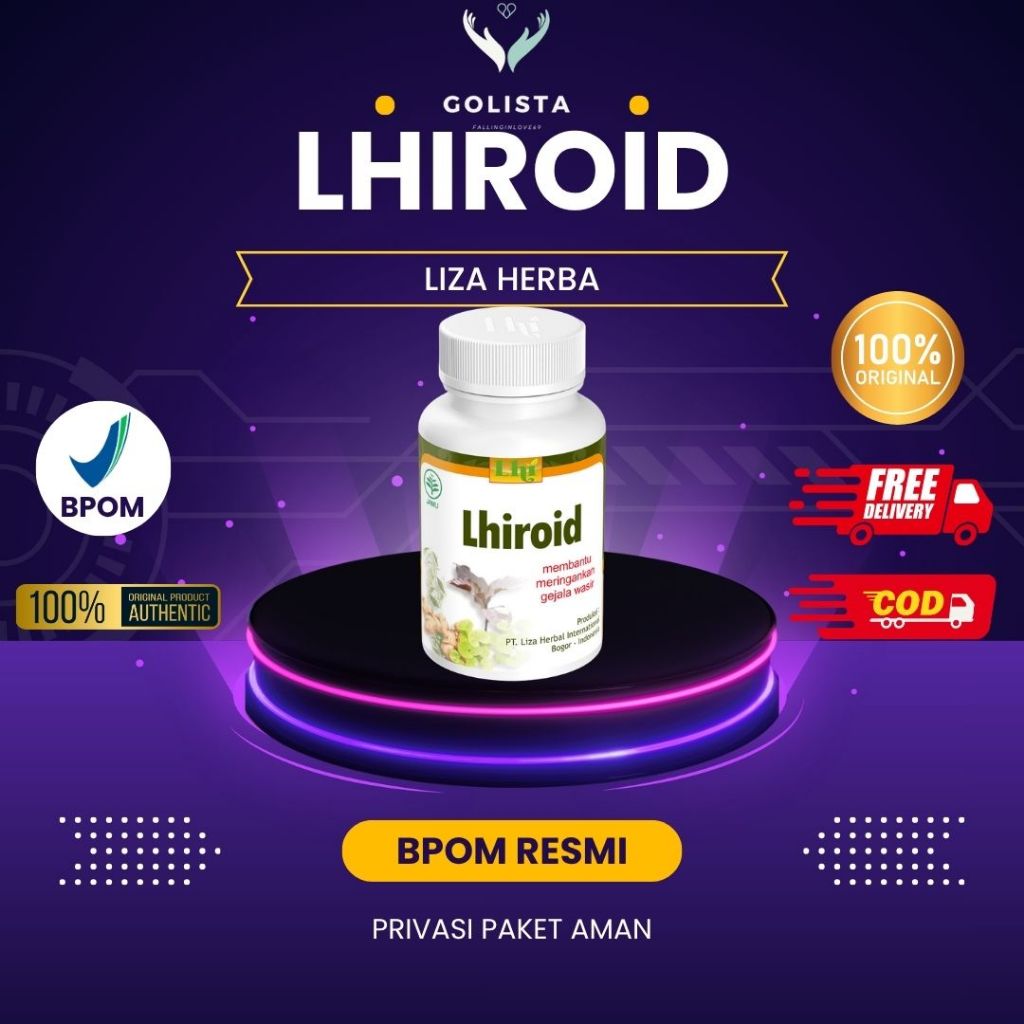 HERBAL Lhiroid Dr Liza obat herbal BPOM untuk Wasir Ambeien Ambeyen Benjolan BPOM