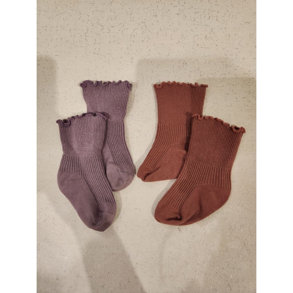 Kaos Kaki Anak Perempuan Earth Tone