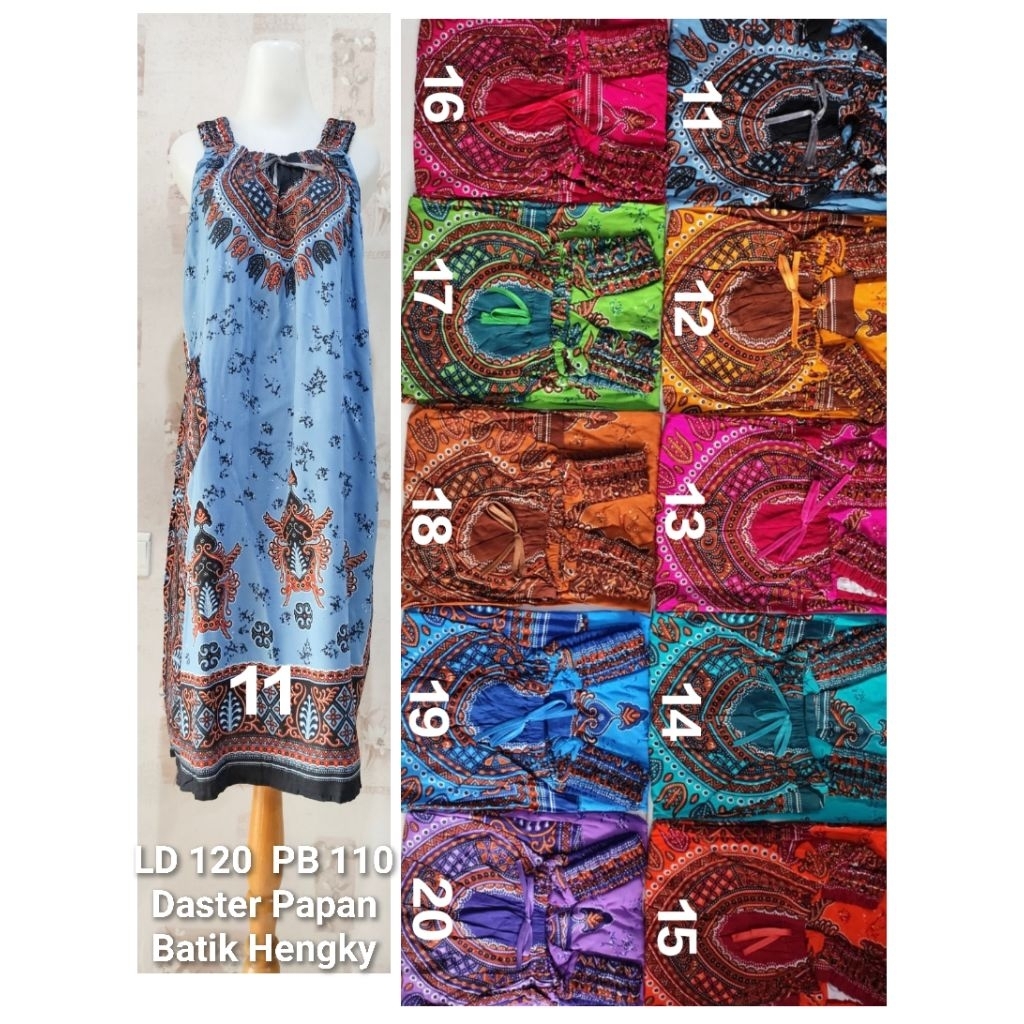 Daster Papan  Yukensi Hengky Ld 120cm Rayon