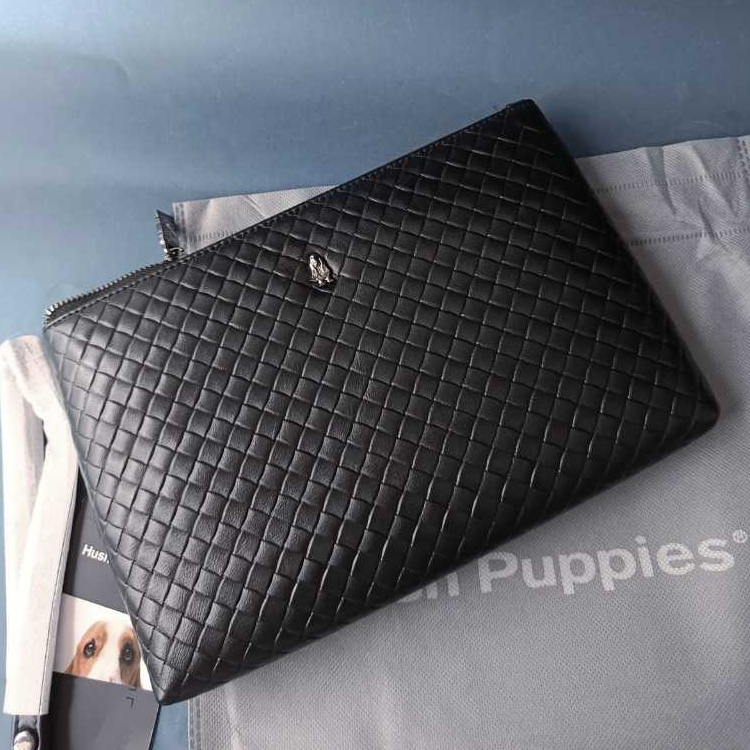 HUSH PUPPIES tas clutch kulit hitam VTHSP252 original store