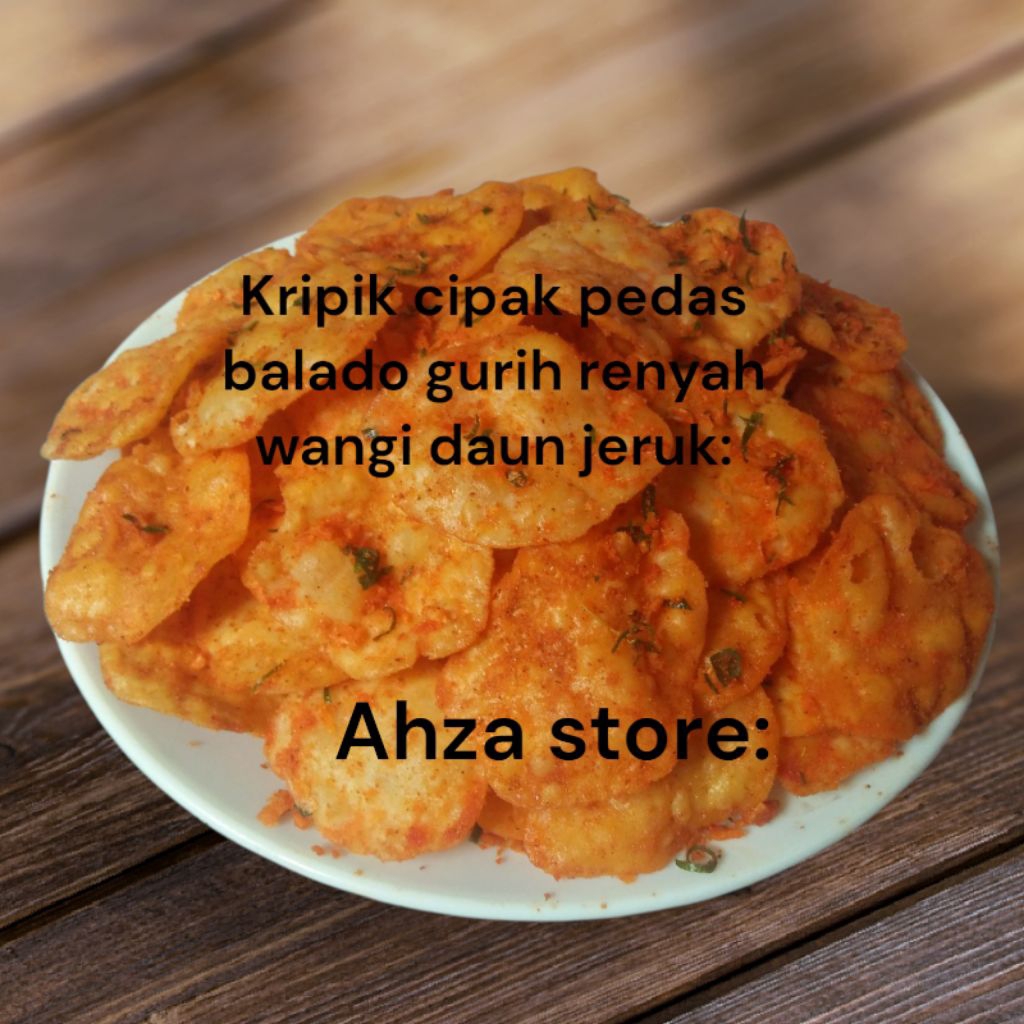 cireng kering pedas sehah/keripik cireng kering balado+pedas/cireng kering/keripik cipak koceak bala
