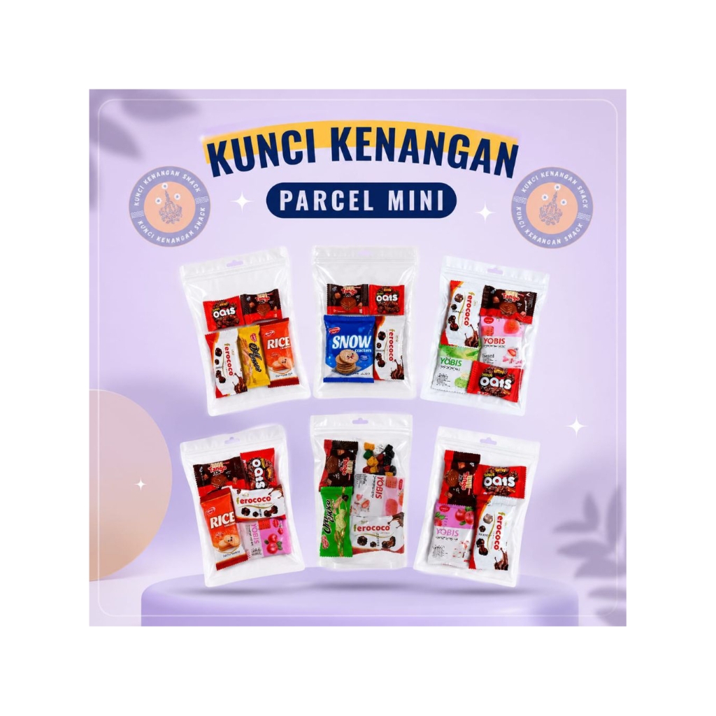 PARCEL MINI ULTAH ANAK JAJANAN KEMASAN NARAYA TANGO LIANGGUI YOBIS FEROCOCO COKELAT KERIKIL COKLAT C