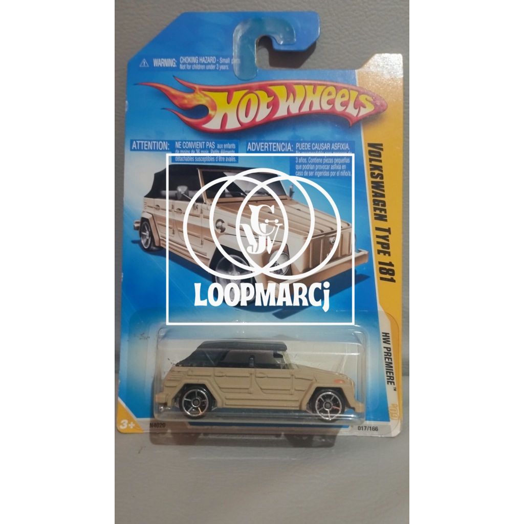Hot Wheels Volkswagen Type 181 Krem HW Premiere – Diecast VW Kolektor Rare