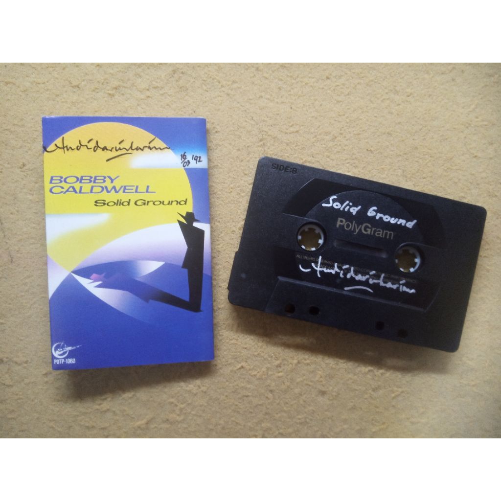 Bobby Caldwell. solid ground. kaset pita. (ada minus)