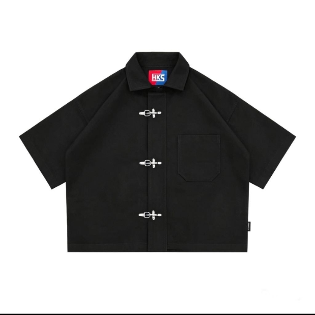 Hokiishopid ~Kemeja Fireman Claps preach black/boxi
