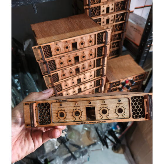 FULL CNC Box Power Ashley Model Build Up | Box Power Amplifier MINI