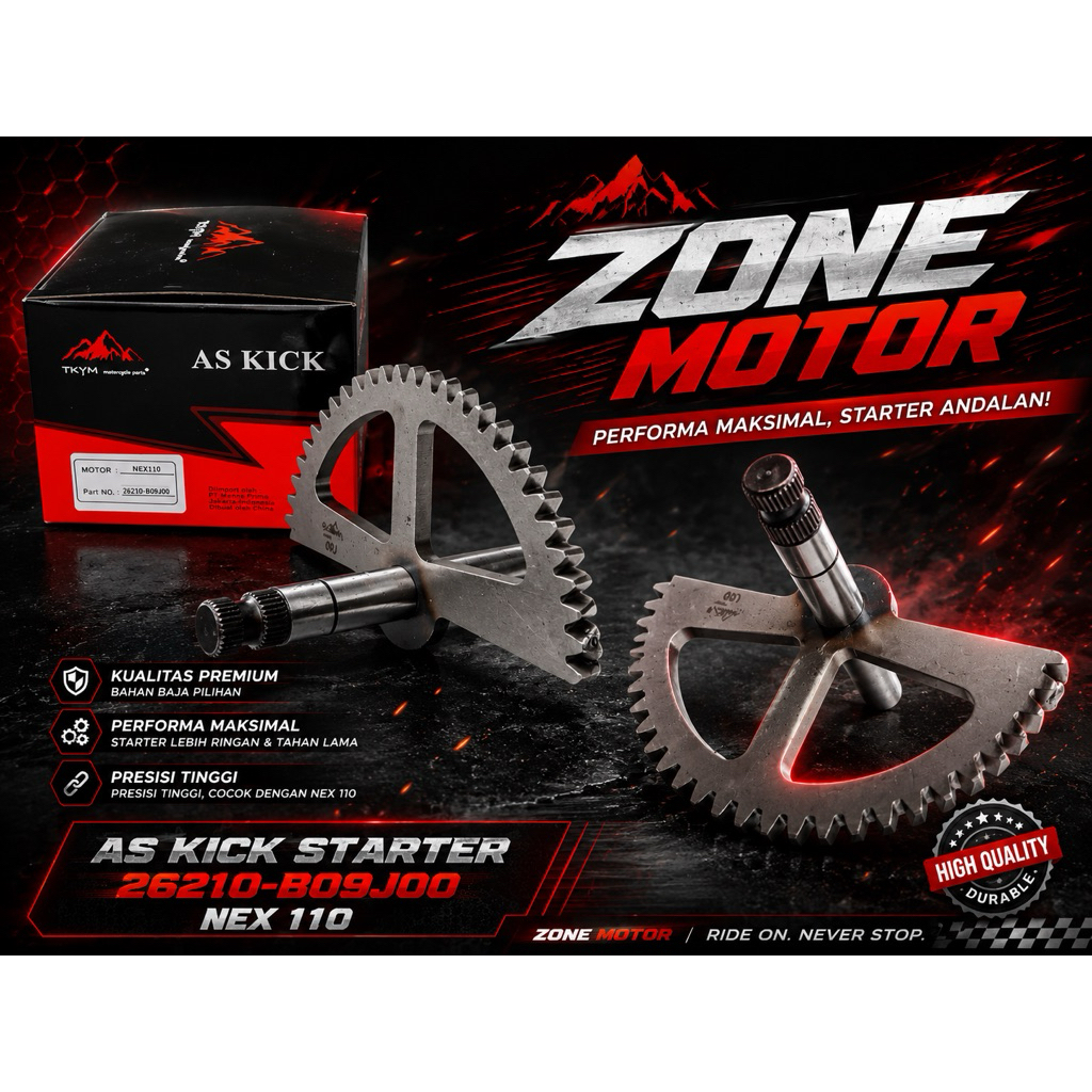 Takayama AS KICK STARTER tipe motor NEX 110