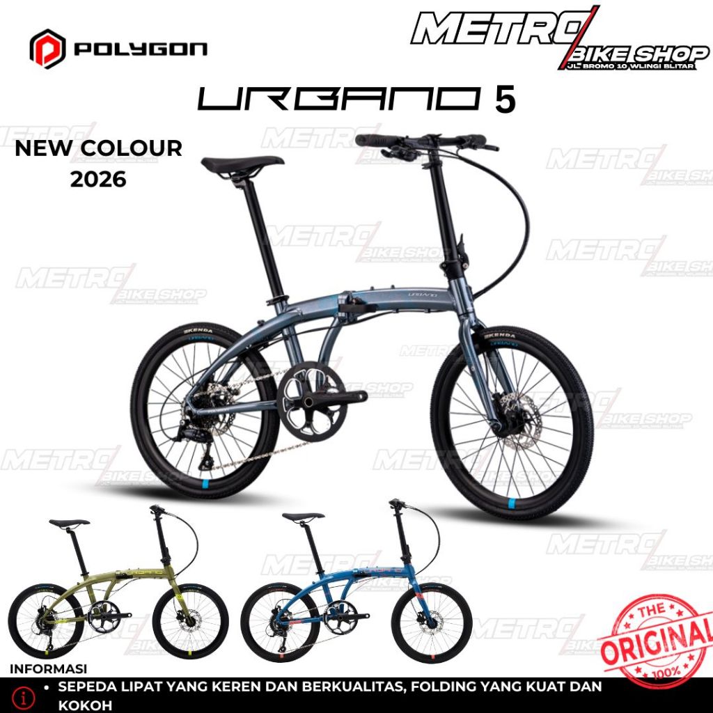 Polygon Urbano 5 terbaru 2026 Sepeda lipat Polygon Urbano SELI Folding Bike