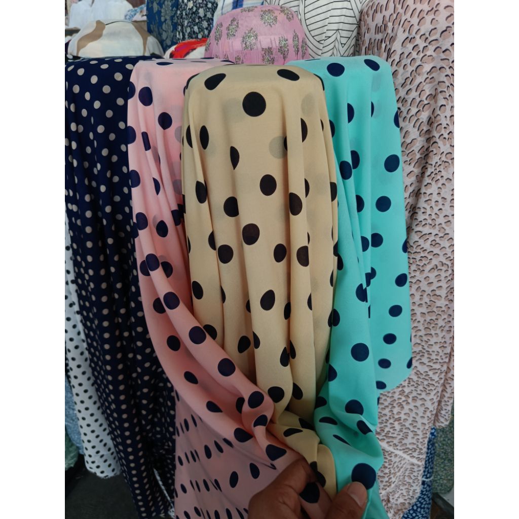 Kain sifon polkadot viral