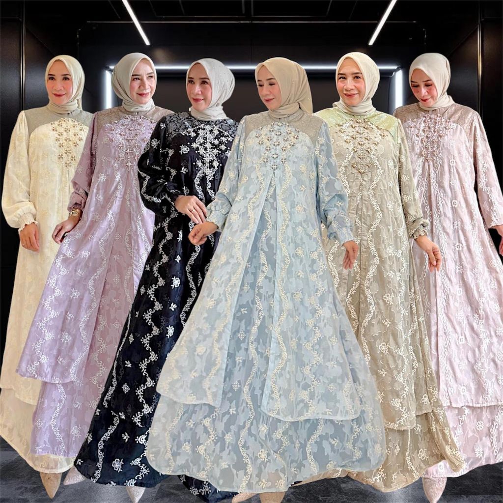 New Gamis Lebaran Ayou Mizzura mewah dan elegant