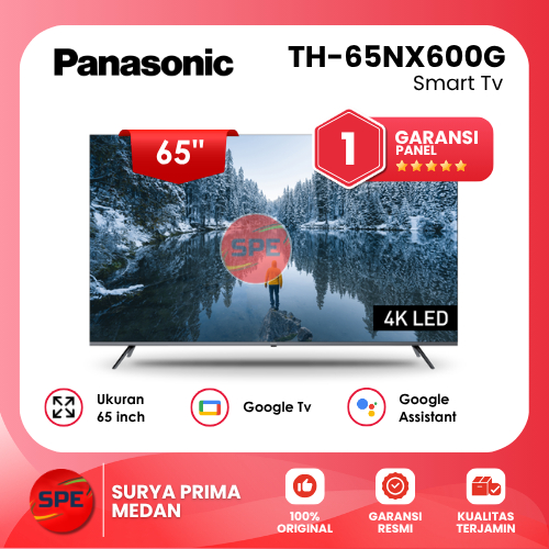 SMART TV PANASONIC UKURAN 65 INCH TH-65NX600G ( GARANSI RESMI MEDAN )