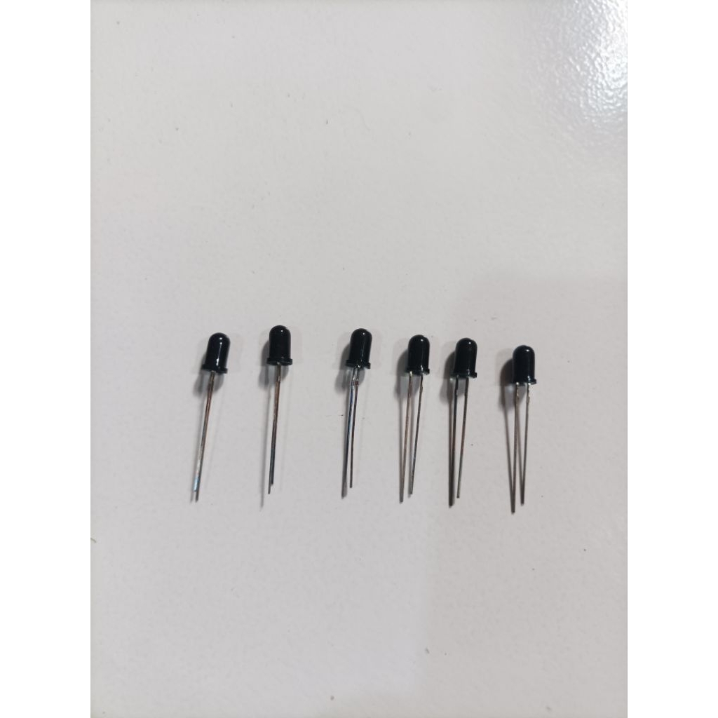 6 Pcs infrared LED 5 mm Receiver IR LED Penerima  Infrared 940 nm 850 nm