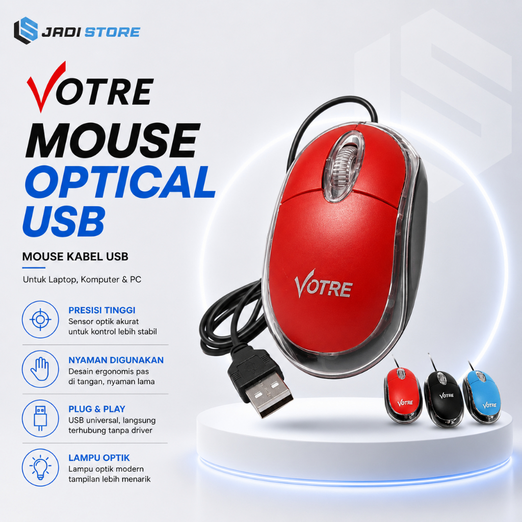 Mouse USB Laptop Komputer PC Merk Votre Mouse Laptop Mouse Laptop Asus Mouse Laptop Kabel Mouse Lapt