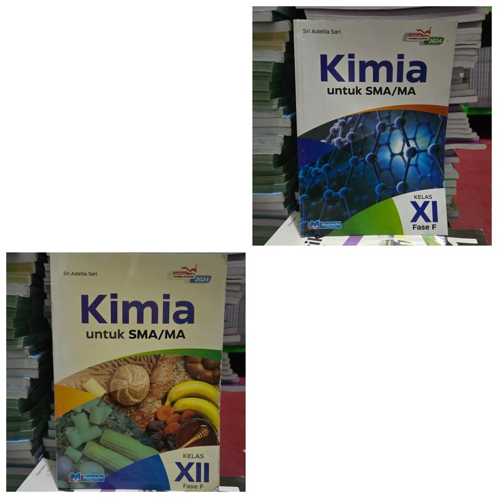 BUKU BEKAS KIMIA KELAS 1 2 3 SMA MASMEDIA KURIKULUM MERDEKA