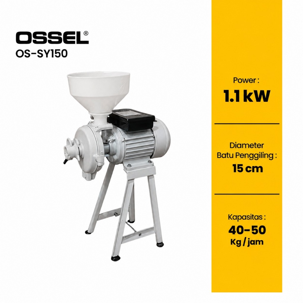 OSSEL Mill Grinder Mesin Penepung Mesin Giling Kopi Penggiling Kopi Bumbu Basah Kering Penggiling Ba