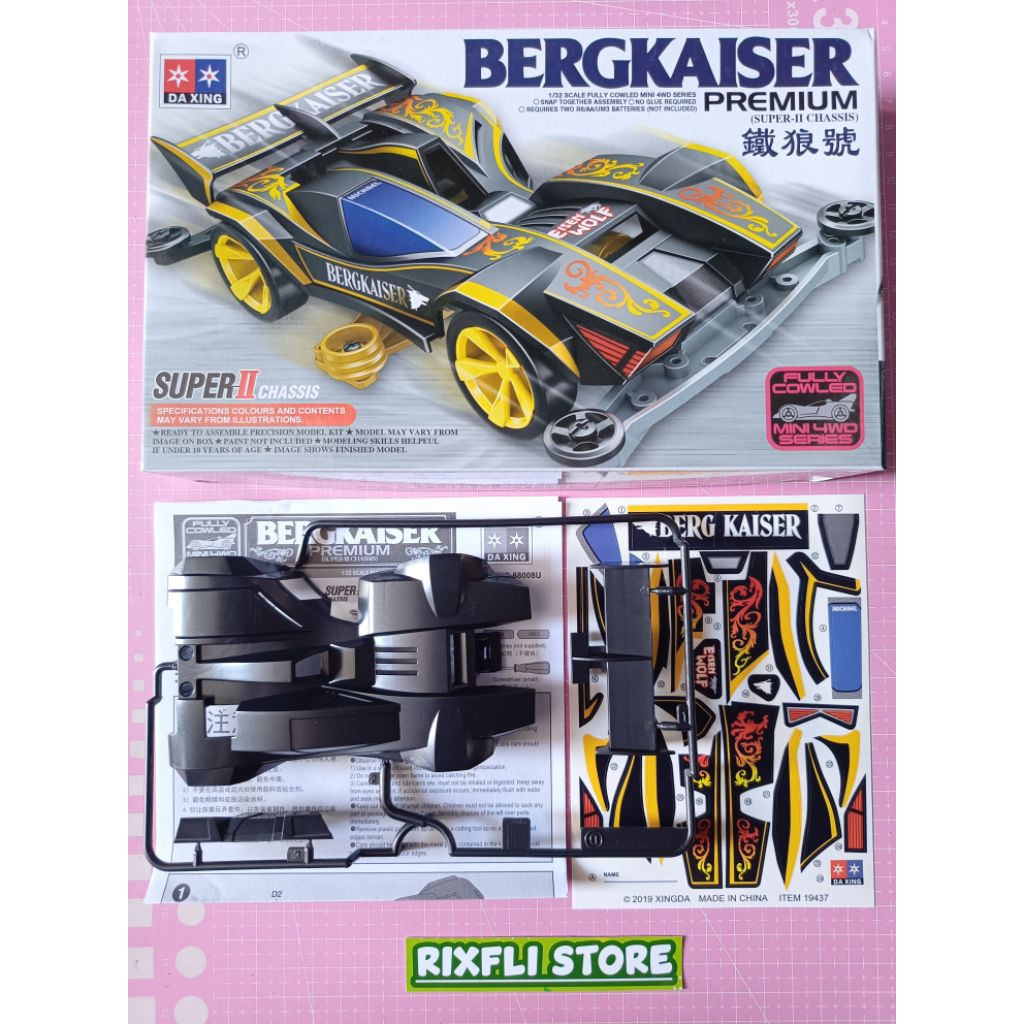 Body Tamiya KIT DAXING Series BERGKAISER PREMIUM Dapat Box nya Part Copotan KIT DAXING