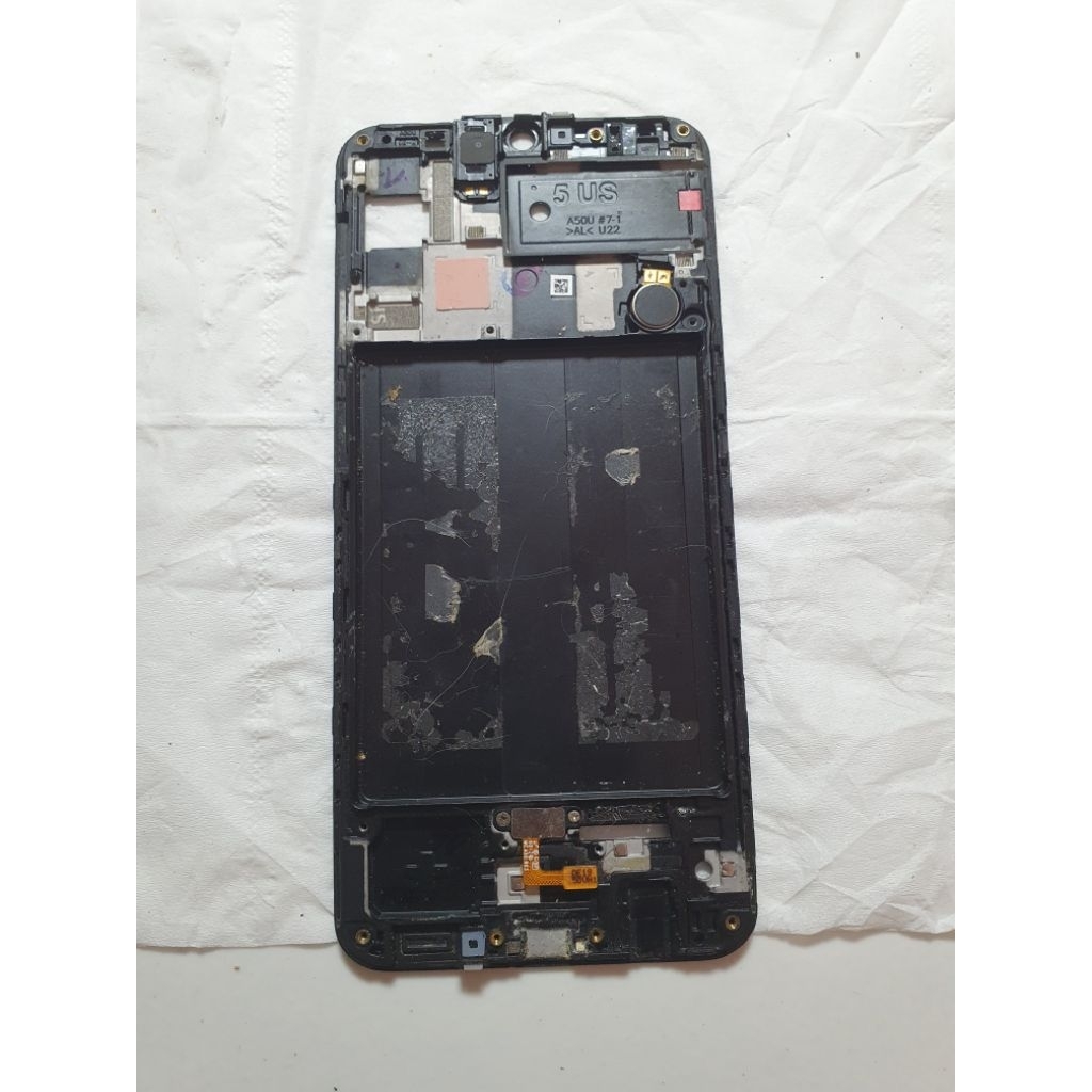 fram lcd ori samsung a50U plus fingerprint