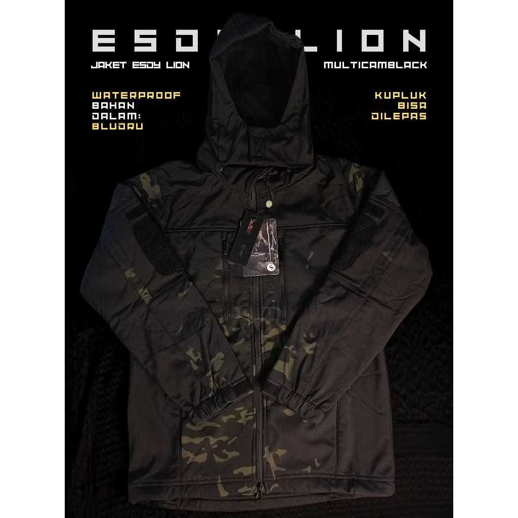 Jaket Tactical ESDY (Waterproof) / Jaket Tactical Waterproof best quality / Jaket gunung / Jaket Lio