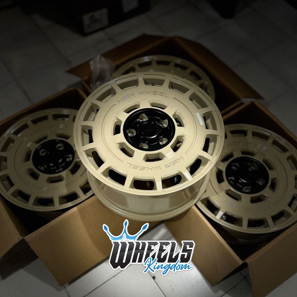 Velg r17 rally velg hsr mentawai pcd 5x114 ring 17 rush xpander hrv warna desrt sand