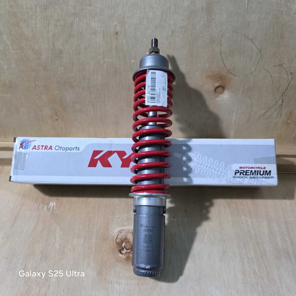 Shockbreaker Kyb Motor Vespa primavera 4111M Merah Original