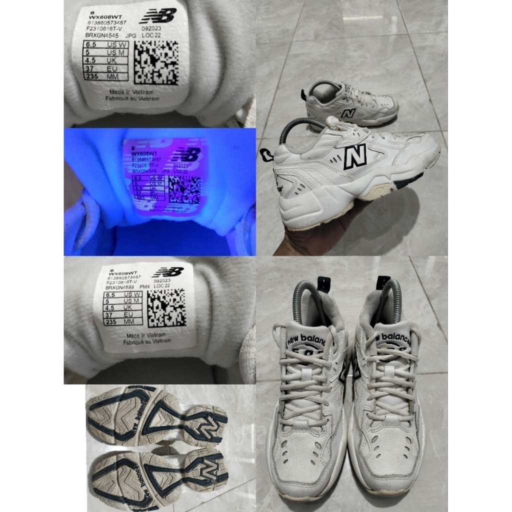 Sepatu Preloved Second Original New Balance NB 608 Size 37