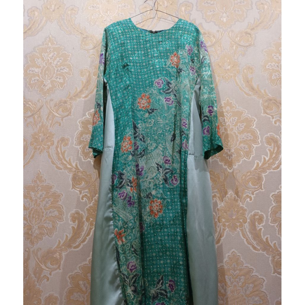 dress gamis batik sutra