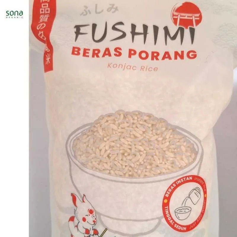 Beras Porang 1kg - Fushimi - Beras Porang Pouch