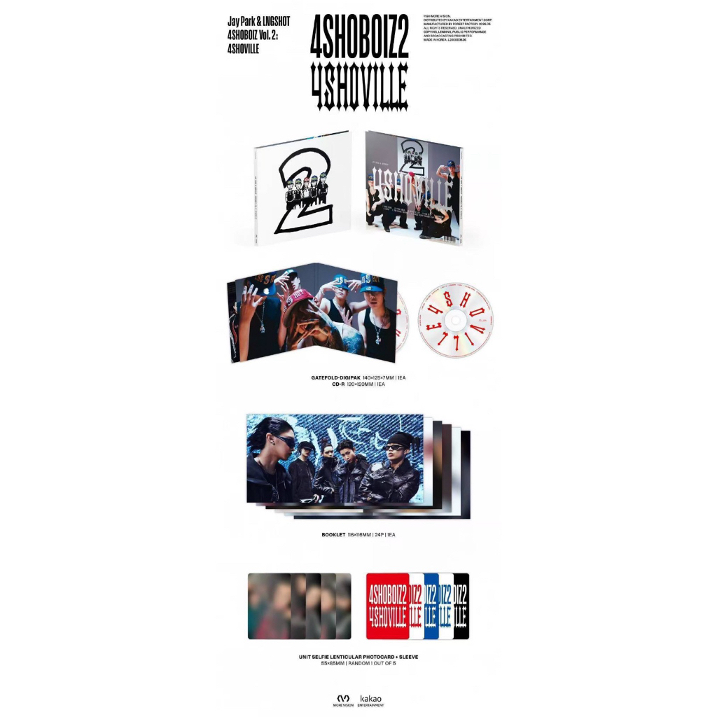 [PO] ALBUM LNGSHOT - MIXTAPE 2  Jay Park & LNGSHOT [4SHOBOIZ Vol. 2: 4SHOVILLE]