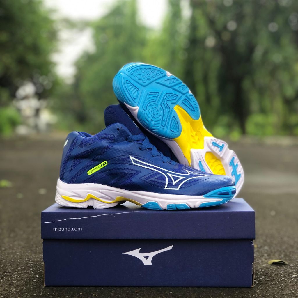 sepatu olahraga volly pria sepatu volly ball wlz 7 mid terbaru