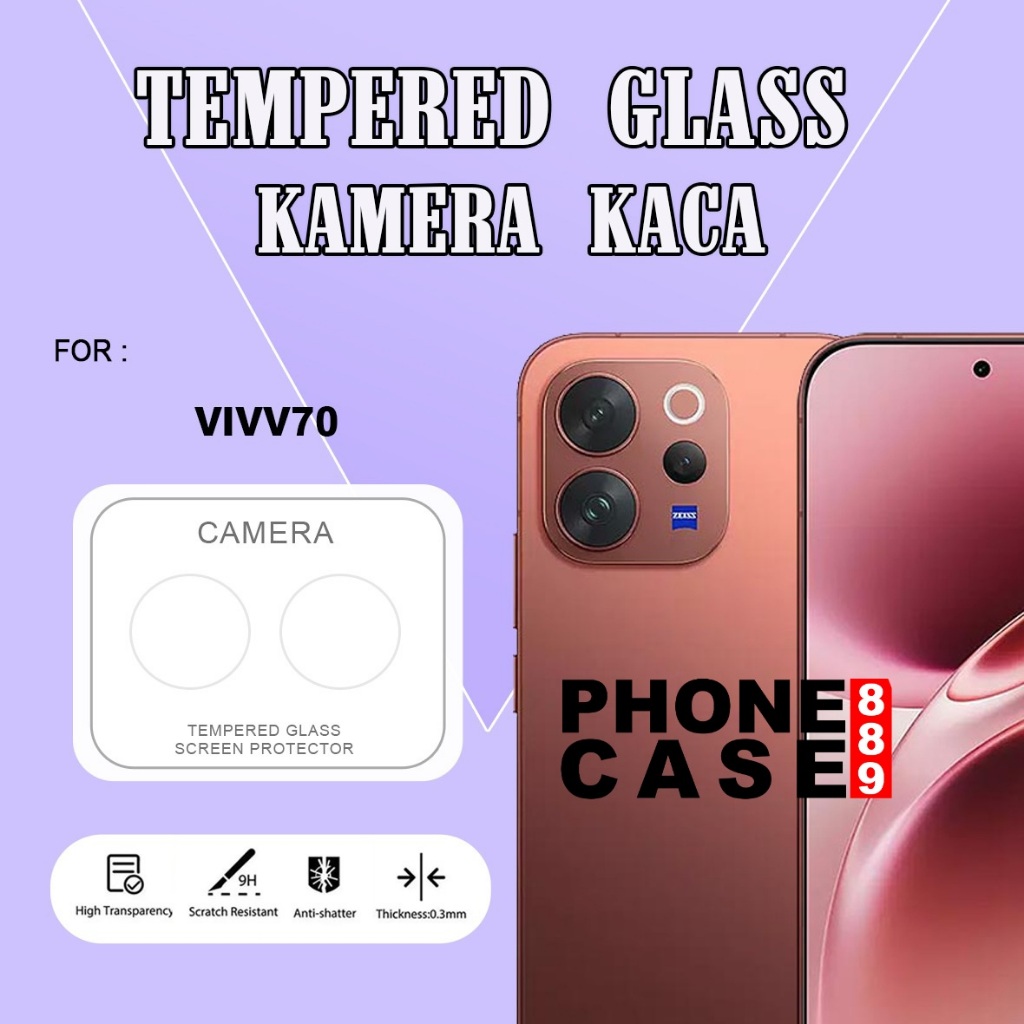 VIVO V70 VIVO V70 FE TEMPERED GLASS CAMERA LENS PROTECTOR ANTI GORES KAMERA VIVO V70 VIVO V70 FE